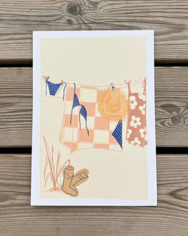 Affiche retour de plage