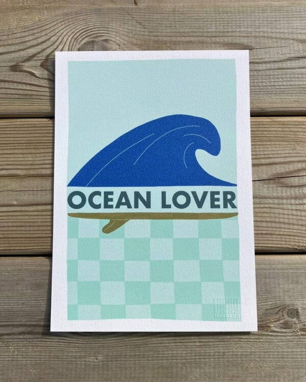Affiche Ocean Lover Damier